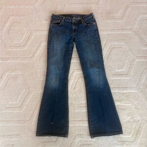 Silver Jeans Dark Blue Flare Leg Denim